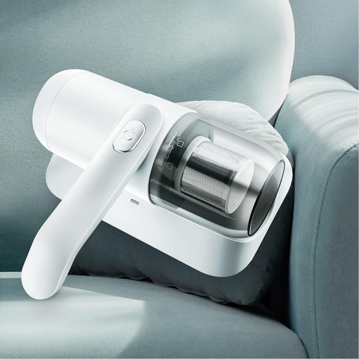 Mite Remover, Foldable Mattress Vacuum Bed Vacuum Cleaner with 16Kpa Suction HEPA Filter UV-C Light & Pulsation Pad, 500W, Deep Cleaner Effectively Clean Up Bed, Mattresses, Pillows, Sofa,