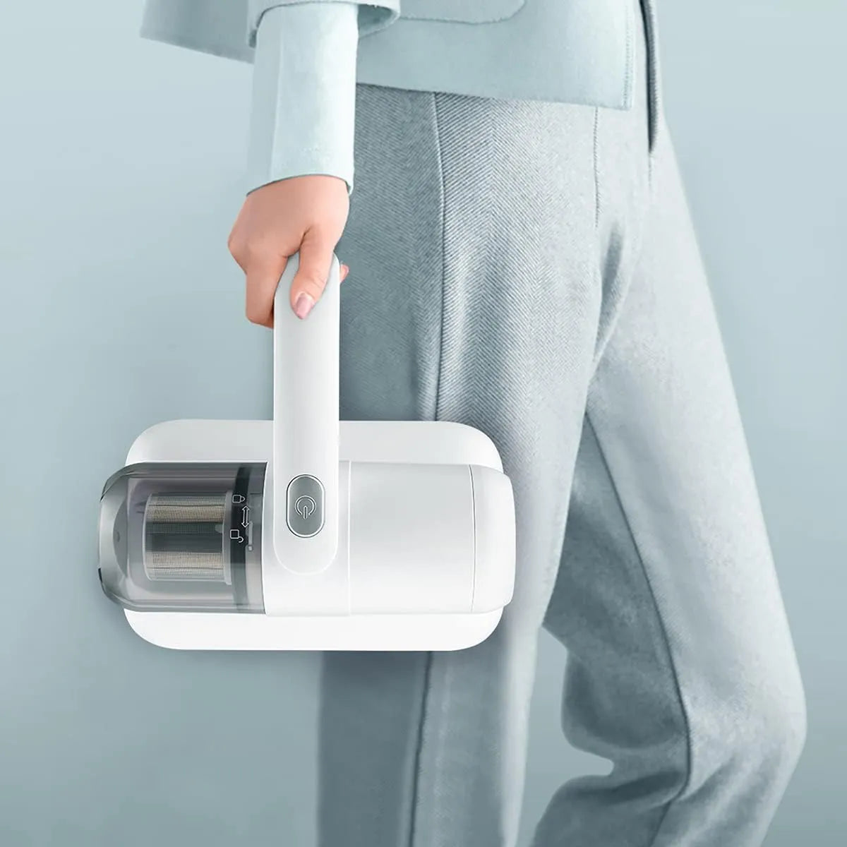 Mite Remover, Foldable Mattress Vacuum Bed Vacuum Cleaner with 16Kpa Suction HEPA Filter UV-C Light & Pulsation Pad, 500W, Deep Cleaner Effectively Clean Up Bed, Mattresses, Pillows, Sofa,